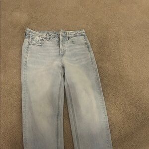 American Eagle Outfitters Light Wash Straight Leg Jeans